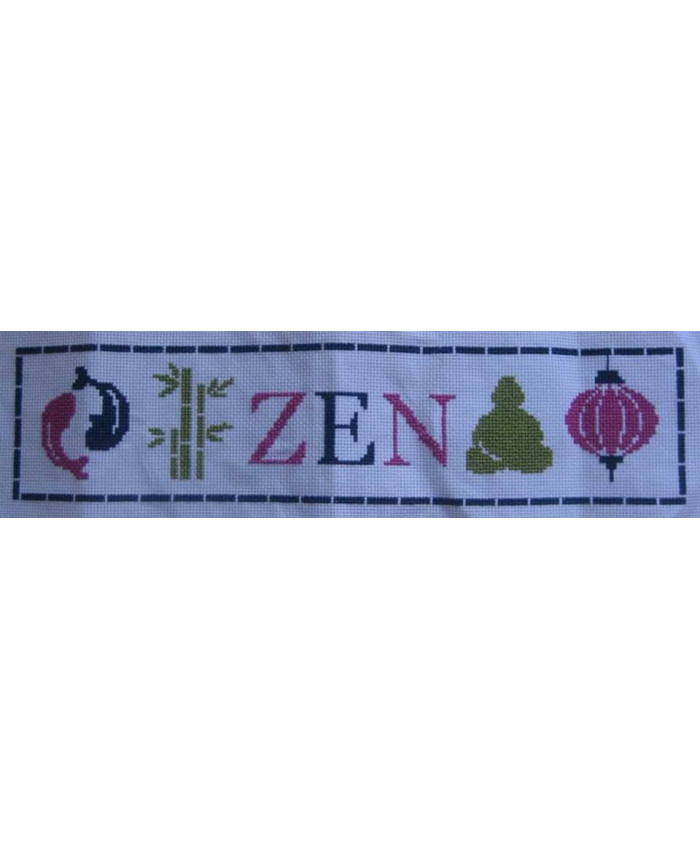 Grille point de croix : Zen