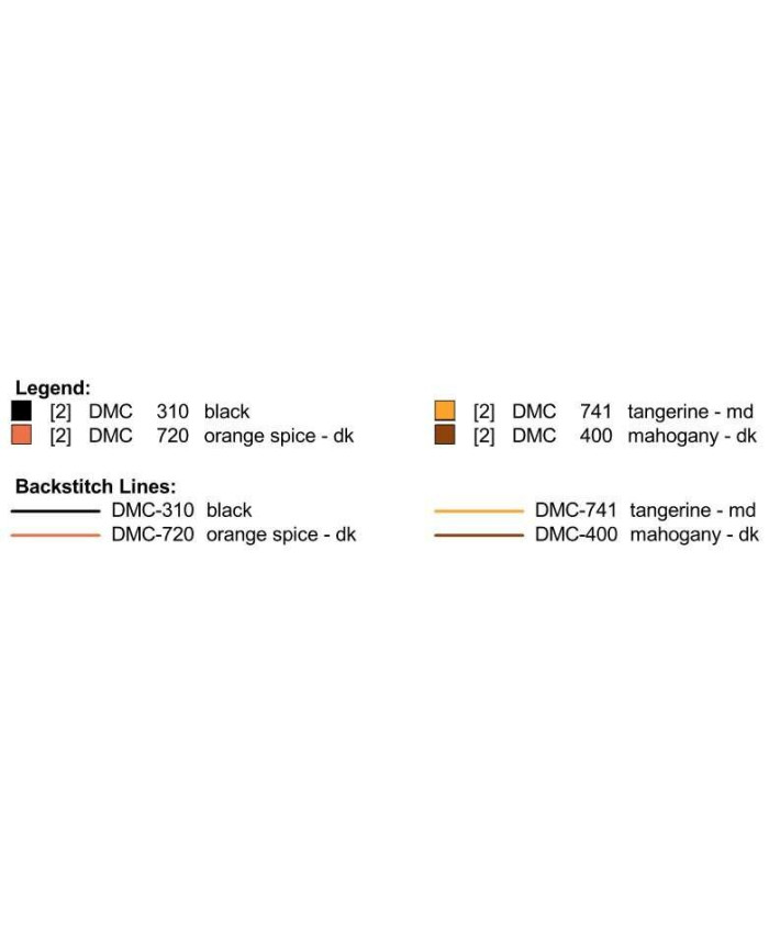 Grille point de croix : collection automne