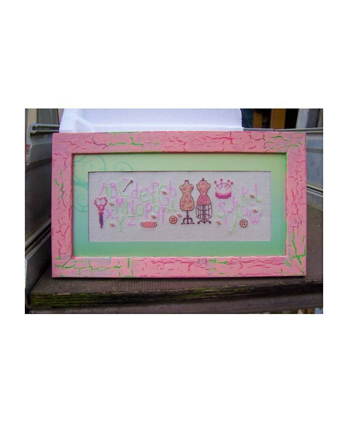 Grille point de croix :  Abc couturière