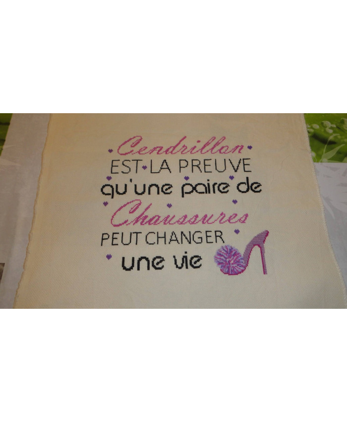 Grille point de croix : Cendrillon