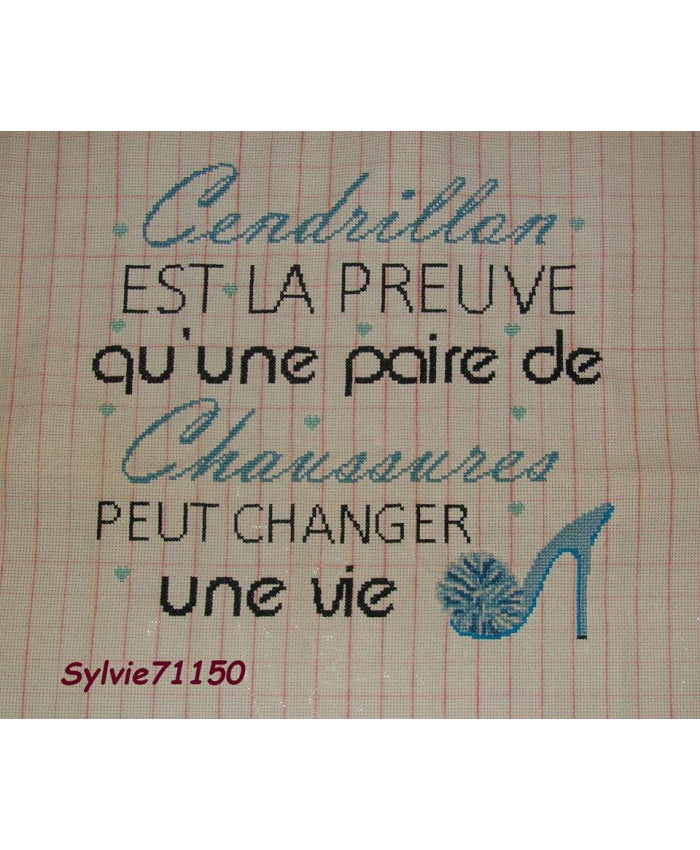 Grille point de croix : Cendrillon