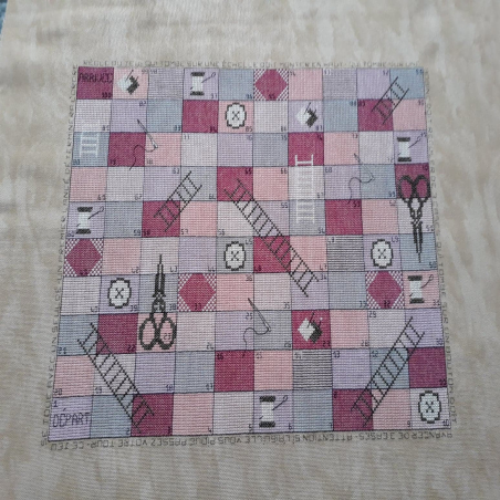 Grille point de croix : Jeu du serpent spécial brodeuse PDF