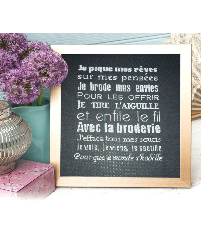 Grille point de croix :  poème d'une brodeuse PDF