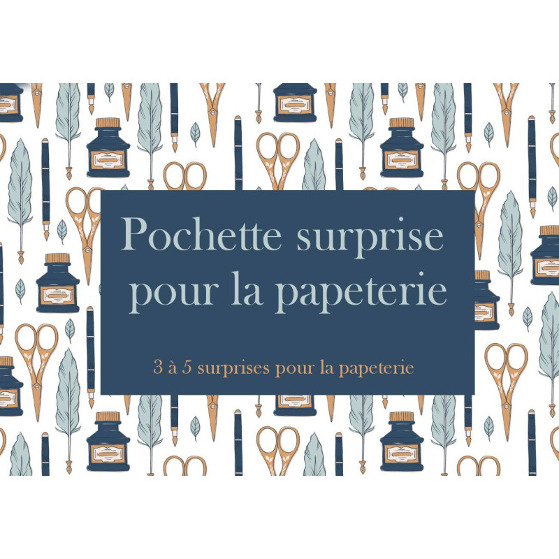 Pochette surprise papeterie (attention ce n'est pas la box papeterie du mois)