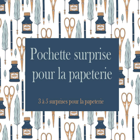 Pochette surprise papeterie (attention ce n'est pas la box papeterie du mois)