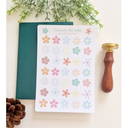 Feuille d’autocollants, Stickers pour Bullet Journal