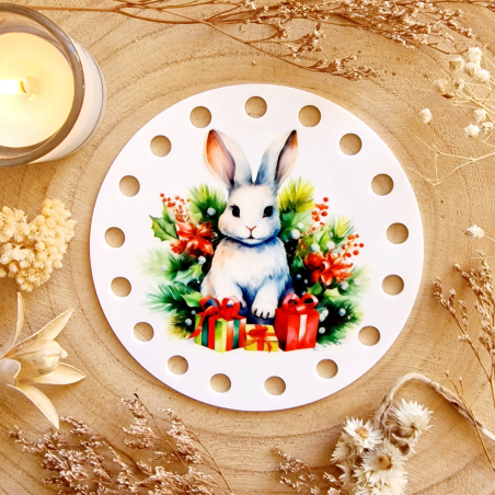 Tri-fils Organisateur de fils broderie lapin noël