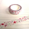 Masking tape 10m autocollants diamond painting bullet journal fleurs