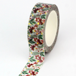 Masking tape 10m autocollants diamond painting bullet journal noeuds rouges