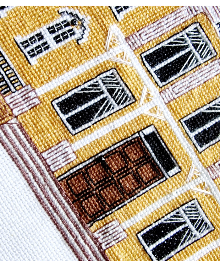 Grille point de croix : Demeure de charme Papier