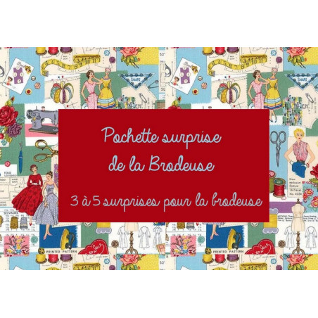 Pochette surprise pour la brodeuse (attention ce n'est pas la box broderie du mois)