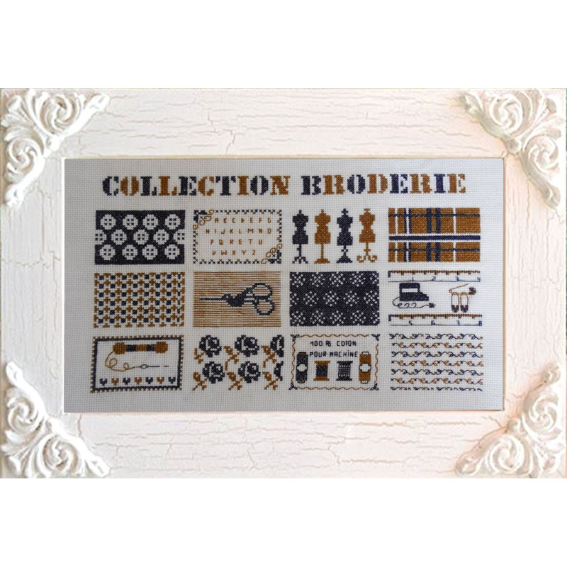 Grille point de croix : collection broderie PDF