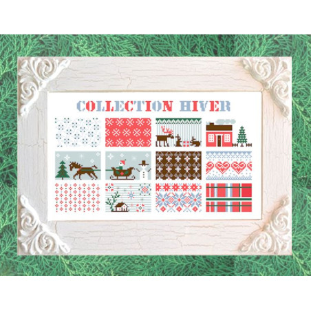 Grille point de croix : collection hiver PDF