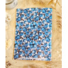 Carnet de notes, organisation, petit carnet Fleurs bleues