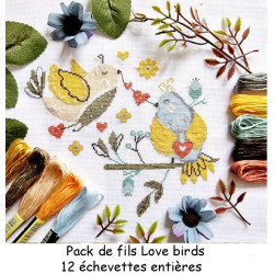 Pack de fils: Love birds