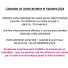 Calendrier de l'avent Broderie et Papeterie 2024