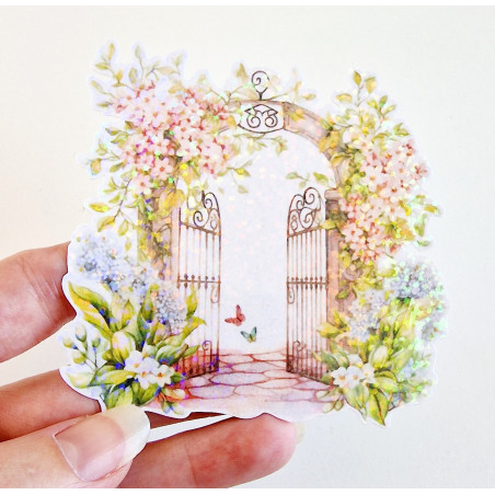 Stickers holographique Portail