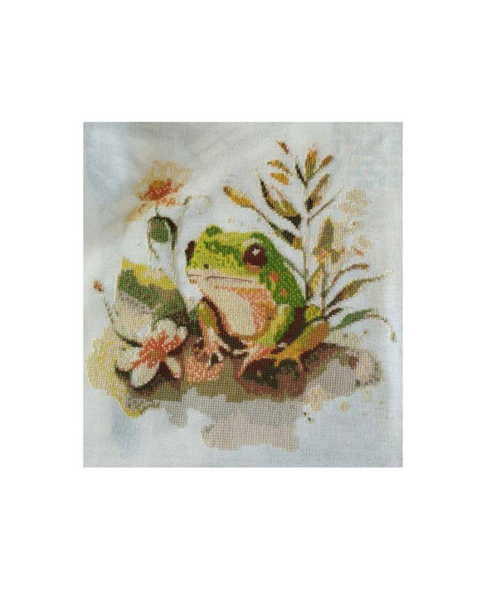 Kit à broder Grenouille
