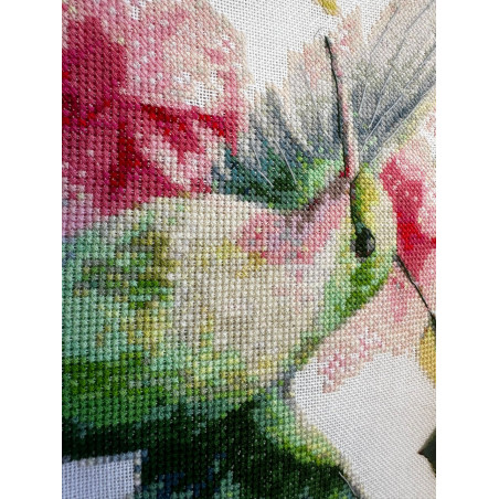 Grille point de croix : Colibri Papier