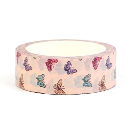 Masking tape 10m autocollants diamond painting bullet journal Papillon