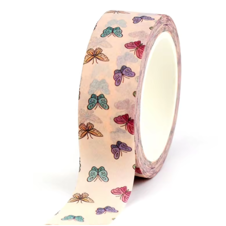 Masking tape 10m autocollants diamond painting bullet journal Papillon