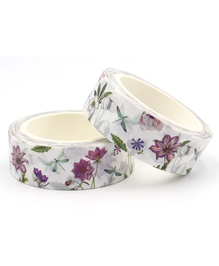 Masking tape 10m autocollants diamond painting bullet journal fleurs