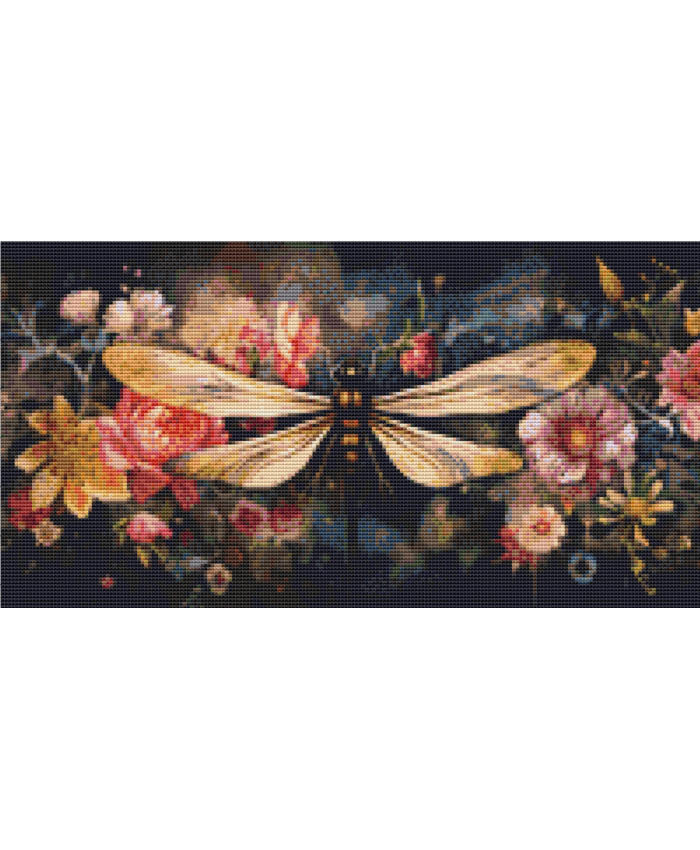 Grille point de croix : Libellule PDF