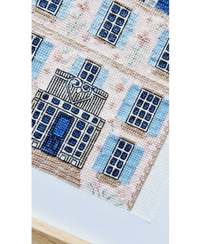 Grille point de croix : Château Papier