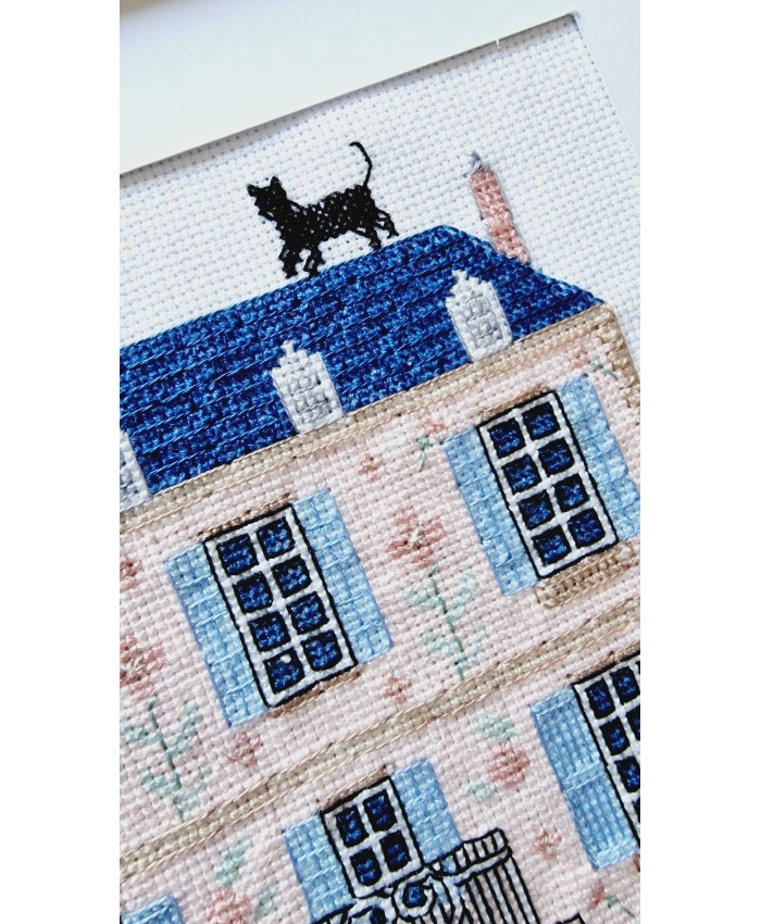 Grille point de croix : Château Papier