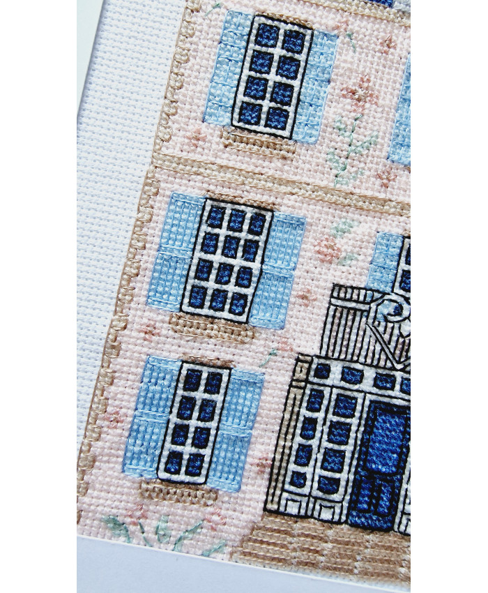 Grille point de croix : Château Papier