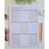 To do list , Bloc-notes , liste à faire... Semainier