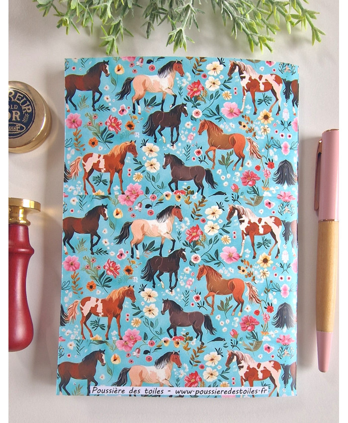 Carnet de suivi Mes broderies chevaux