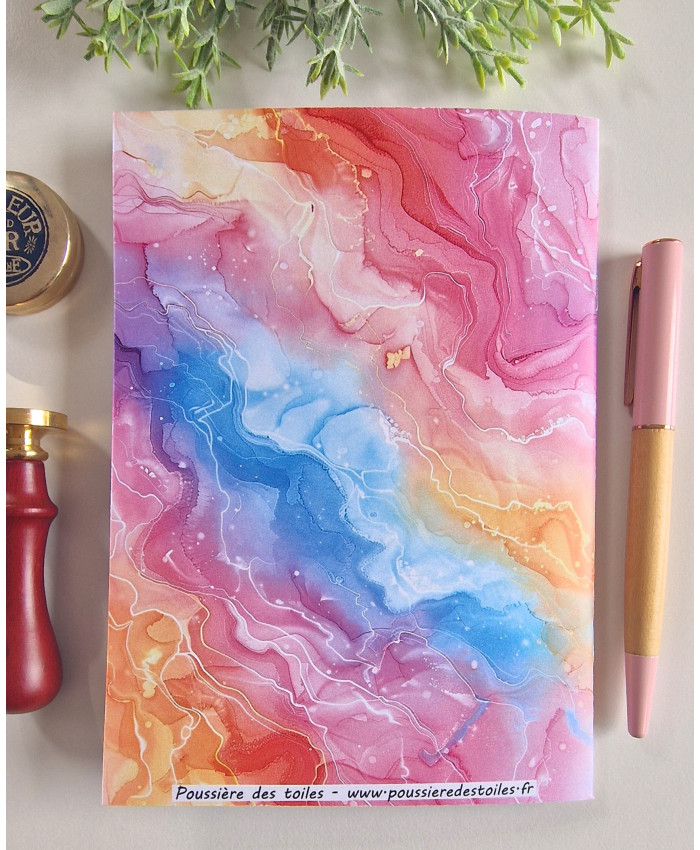 Carnet de suivi Mes broderies aquarelle