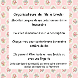 Tri-fils Organisateur de fils broderie mr cat automne