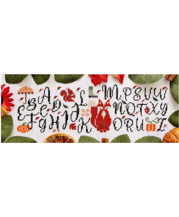 Grille point de croix : Abc automne Papier