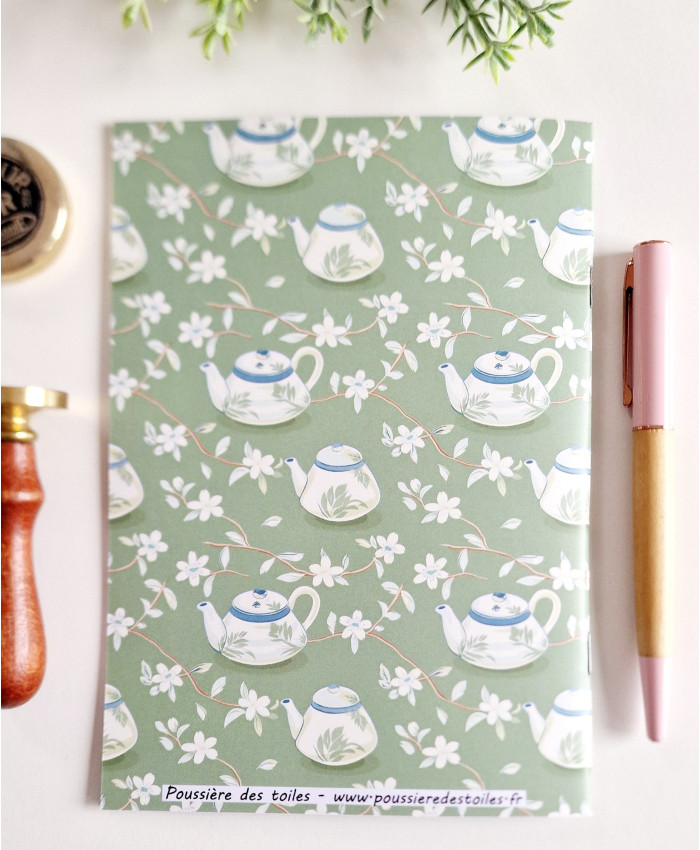 Carnet de suivi Mes thés et infusions vert