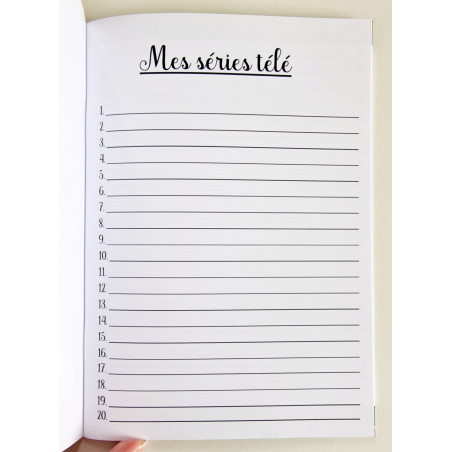 Carnet de suivi Mes séries télé cinéma