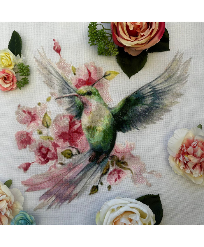 Kit à broder Colibri