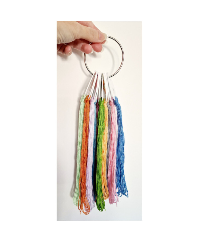 Lot de 5 organisateurs d'échevettes Flocon