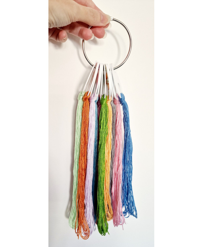 Lot de 5 organisateurs d'échevettes paysage hiver