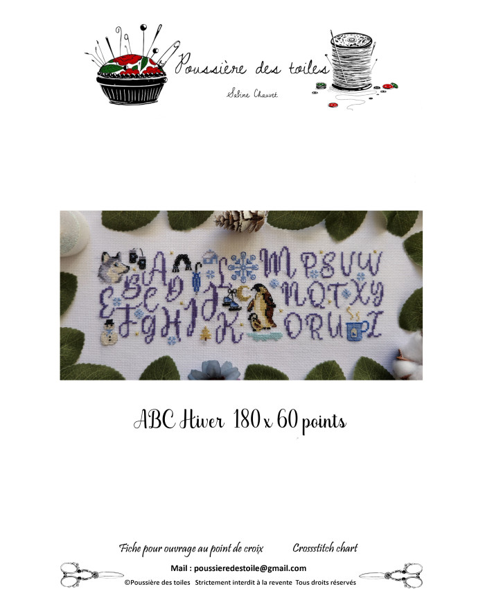Grille point de croix : ABC hiver PDF