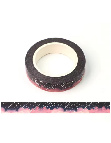 Masking tape 10m autocollants diamond painting bullet journal étoile