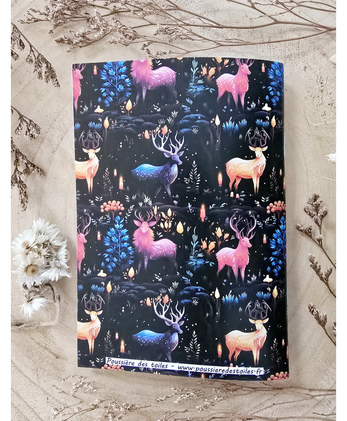 Carnet de notes, organisation, petit carnet Cerfs