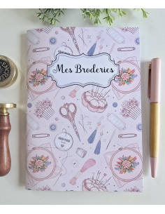 Carnet de suivi Mes broderies