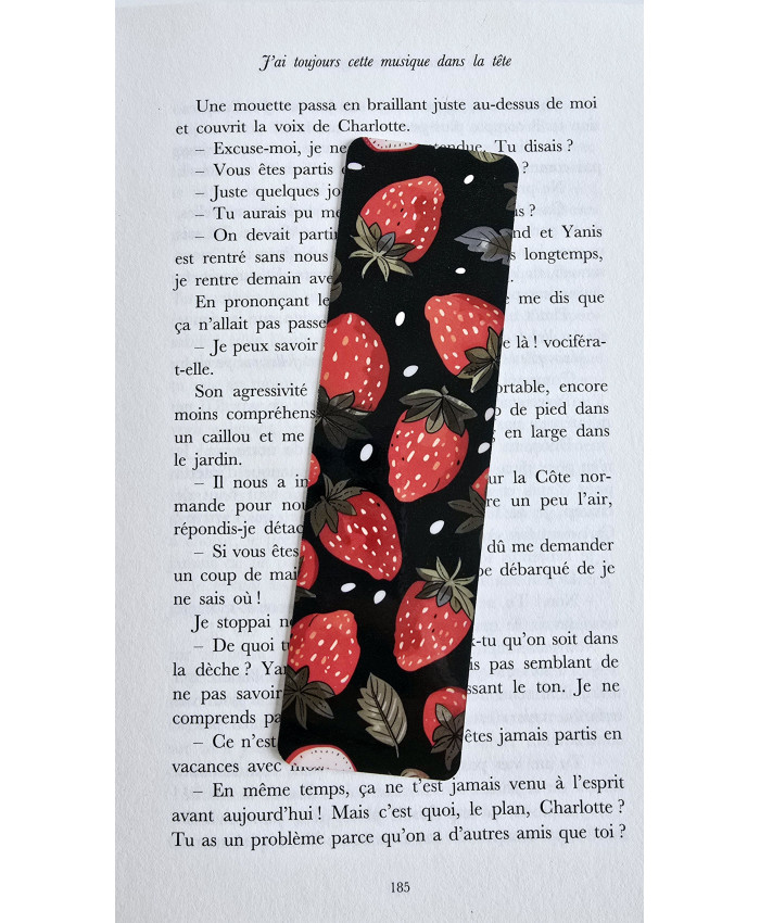 Lot de 3 Marque-page Fraises