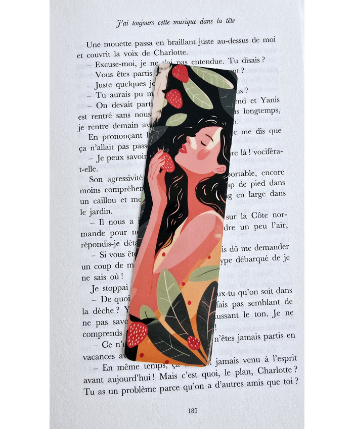 Lot de 3 Marque-page Fraises