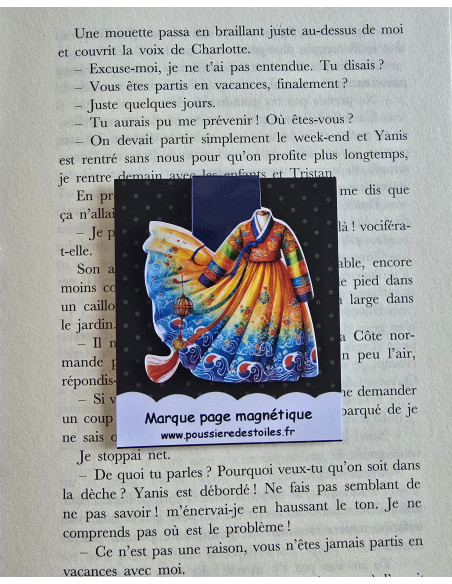 Marque page magnétique kimono