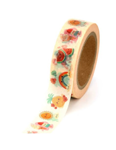 Masking tape 10m autocollants diamond painting bullet journal  été