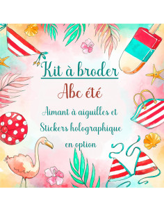 Kit à broder ABC été