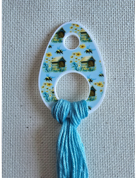 Lot de 5 organisateurs d'échevettes Abeille